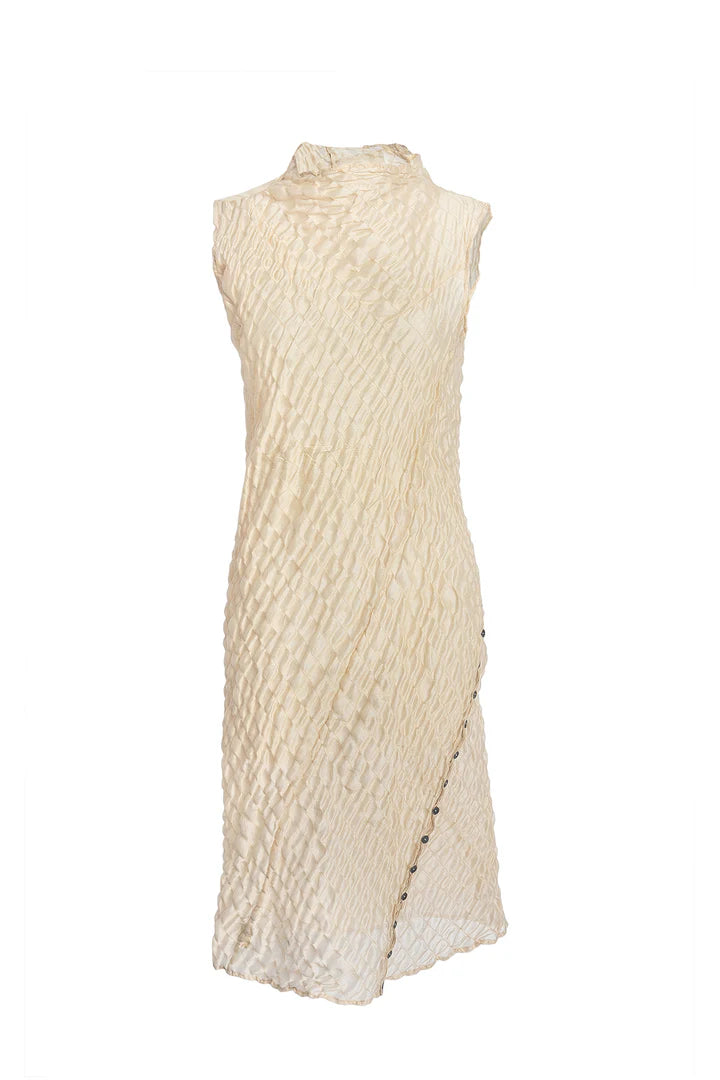 Slanted Cheongsam Dress
