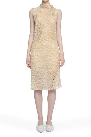 Slanted Cheongsam Dress