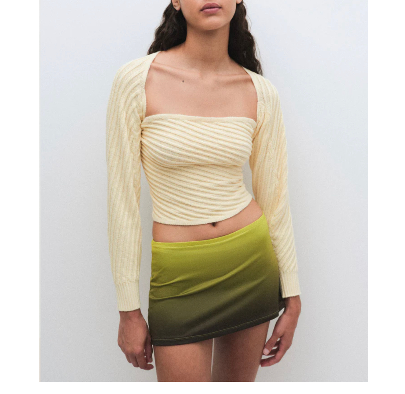 ALBA SKIRT IN GREEN