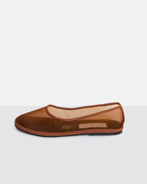 BALLET ROUND MESH COCOA