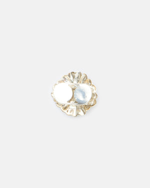 LP BROOCH II IN SILVER