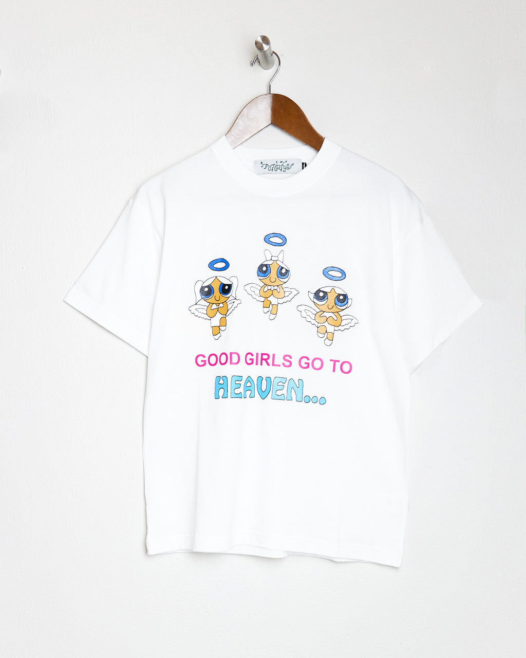 GOOD GIRLS TEE IN WHITE