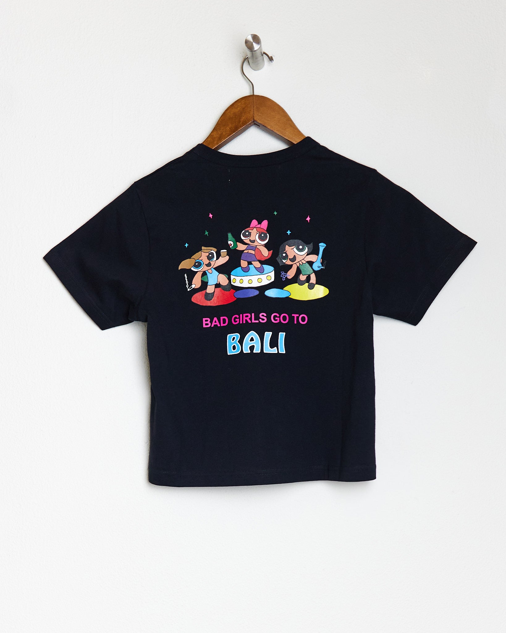 GOOD GIRLS BABY TEE IN BLACK