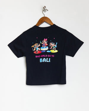 GOOD GIRLS BABY TEE IN BLACK