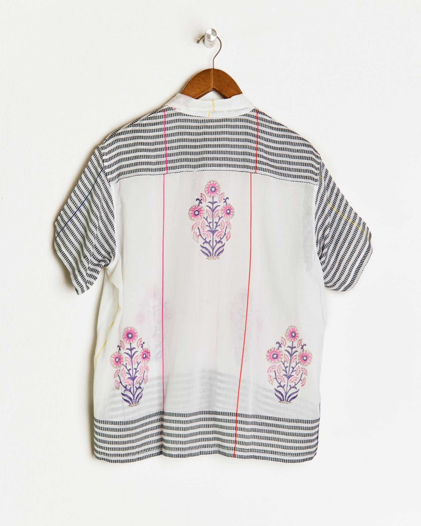 WHITE FLORAL SHIRT