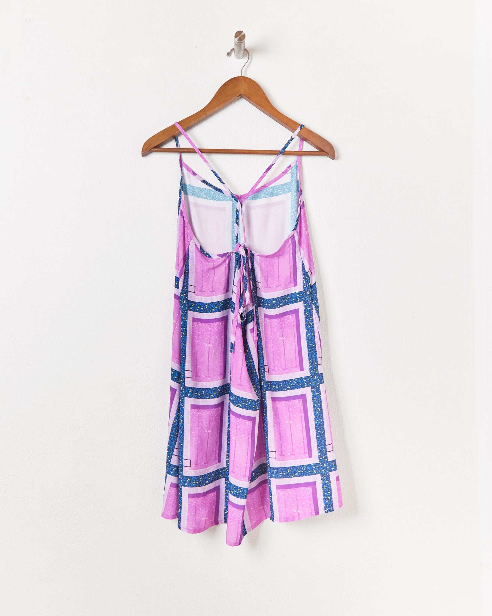 CITY POP SLIP DRESS IN PURPLE