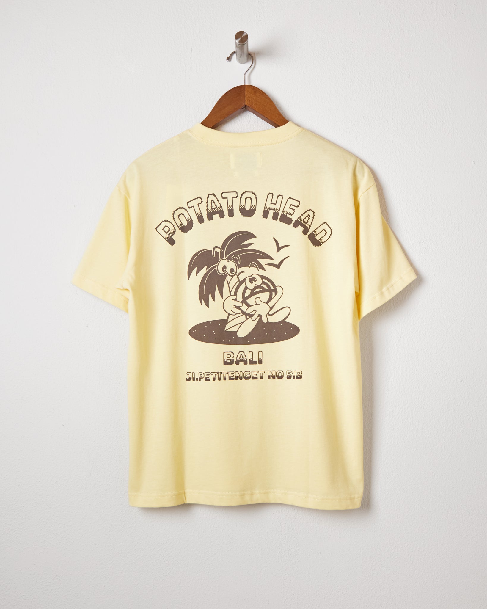 SWAYING PALM T-SHIRT YELLOW