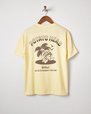 SWAYING PALM T-SHIRT YELLOW