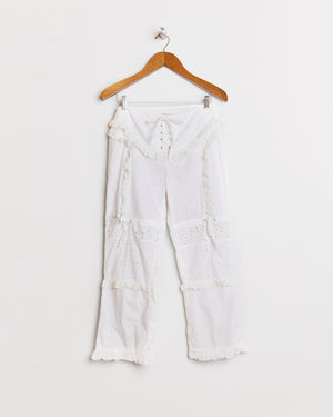 BIBO PANTS IN WHITE