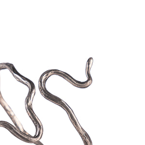 SNAKE SILVER BANGLE