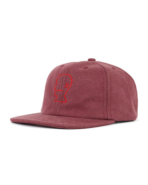 WASHED TWILL LOGO HEAD HAT