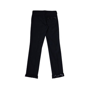 UCY4504-3 SEQUIN AND BEADS TROUSERS